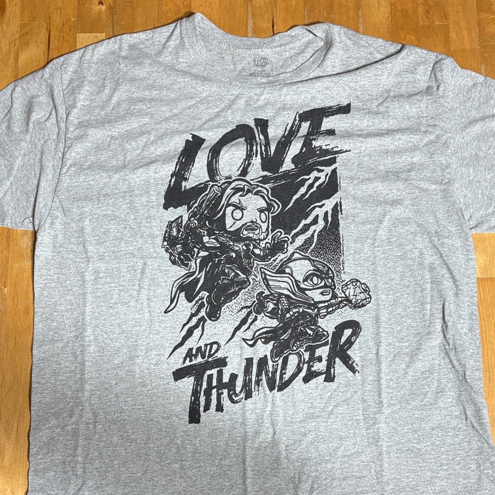 Funko Pop Tees Thor love and thunder graphic Tshirt